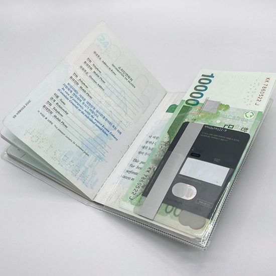 투명 여권 케이스 커버 2P USM-0186(WD1CAE6)