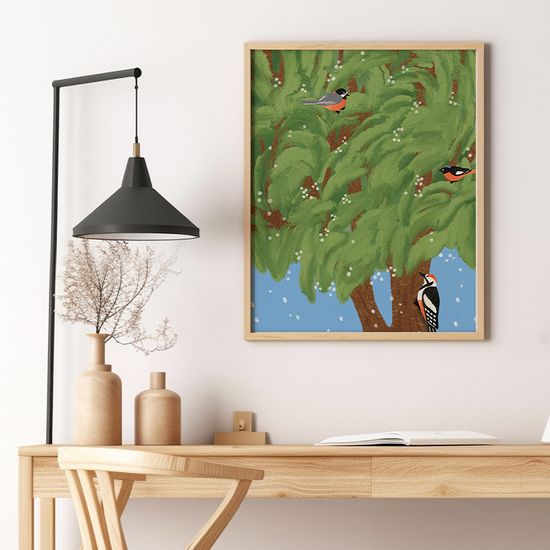 오렌지 나무, 사이 작가 그림