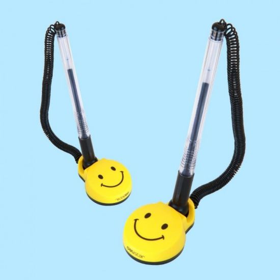 부착식 스탠드 스마일 볼펜 1P 관공서 접수창구 사무