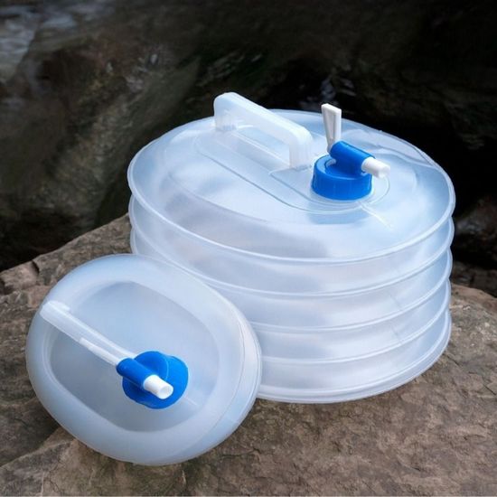 야외용 캠핑 카라반 자바라 캠핑물통 10L(WC95071)