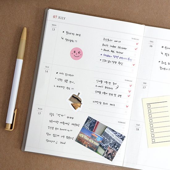 2026 오피셜 A5 위클리 다이어리