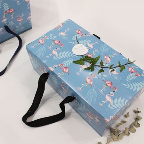 아이씨엘 박스 백-Flamingo(blue)