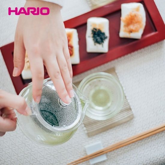 [하리오] 티포트 450ml 1p+찻잔 2P 세트 (내열유리)