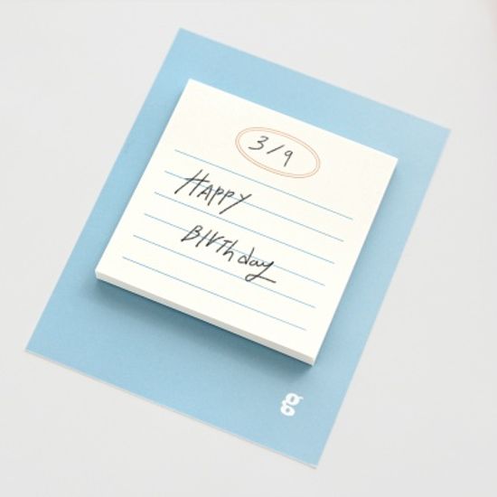 Square sticky pad _lake (점착식 메모지)