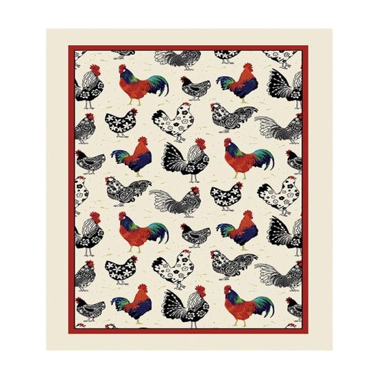 루스터 닭 면 티타올