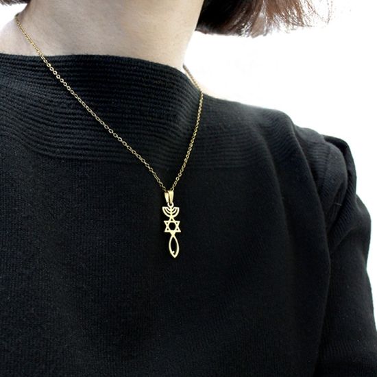 Jewelry 목걸이_Covenant(메노라,다윗별,익투스)