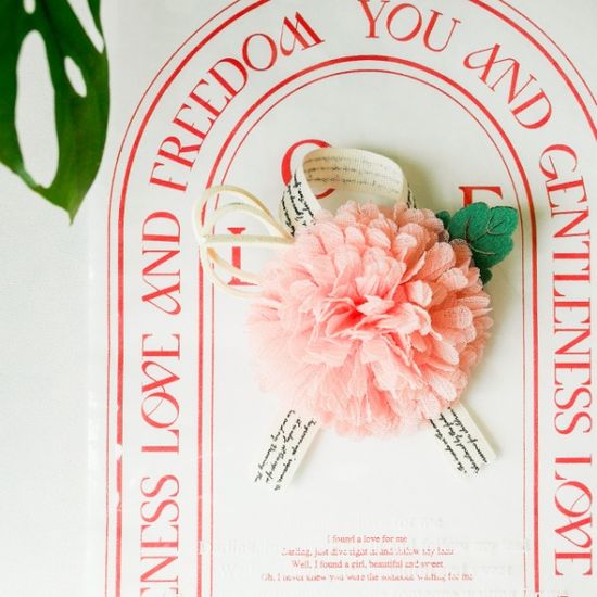 라피네 카네이션 브로치(용돈봉투)