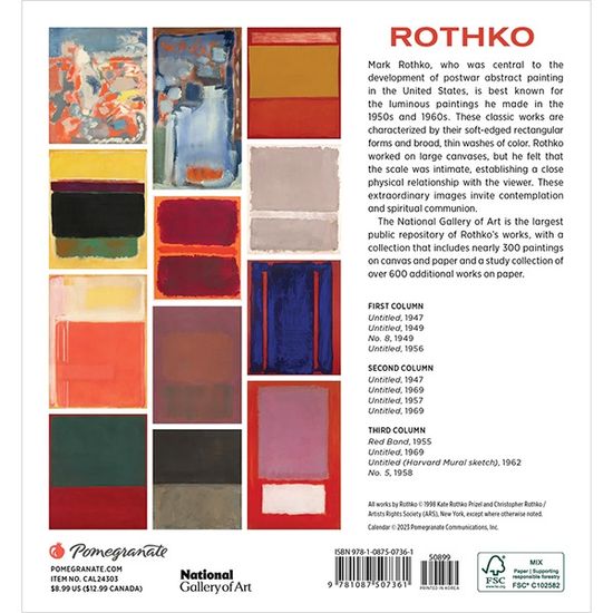 2024 미니캘린더 Rothko