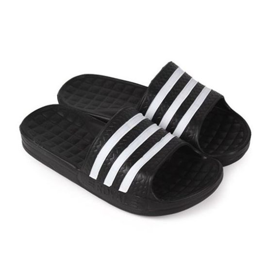EVA 블랙 삼선 슬리퍼(WCB3A90)