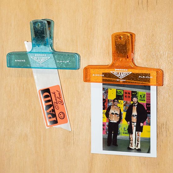 [펜코] 플라스틱 클립 GLOW/GLITTER