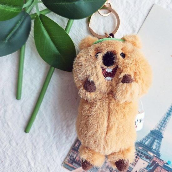 정품 행운둥이 뚱 쿼카인형 키링 키홀더 우정템 가방