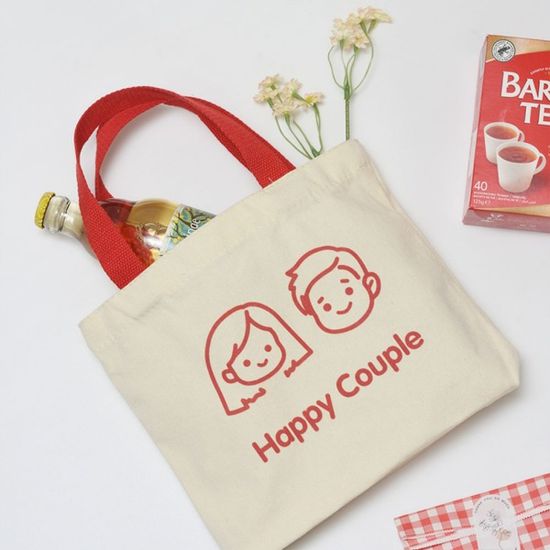 커플 캔버스 에코백 가방