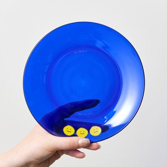 [슬로마일] 스마일 플레이트 코발트블루