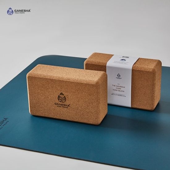 [핫트랙스비밀특가] 더 가네샤 코르크 요가 블럭