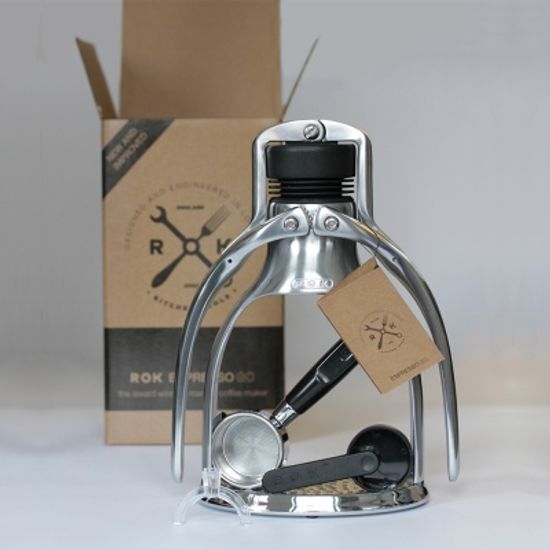 ROK GC 실버 수동커피머신