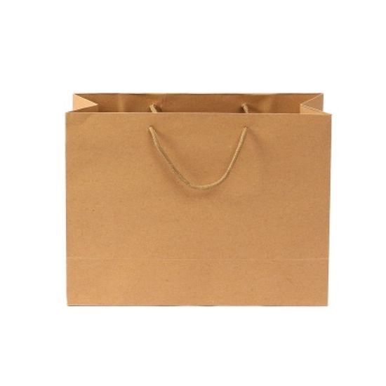 무지 가로형 쇼핑백(브라운)(35x26cm)/종이쇼핑백
