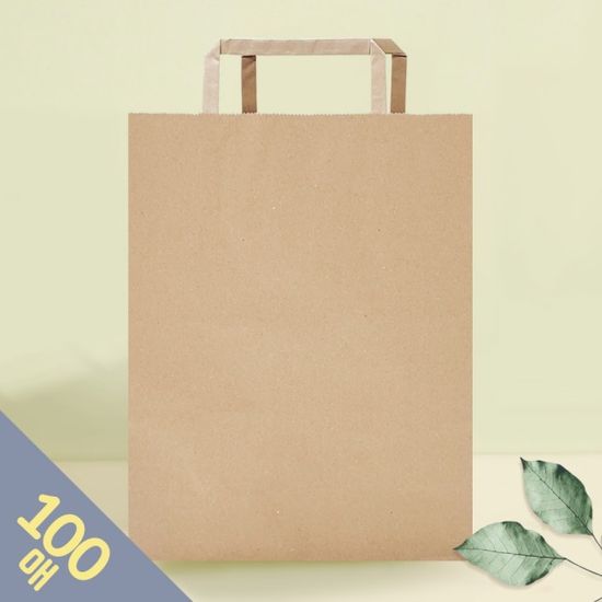 [대량구매] 데일리 크라프트 쇼핑백(극소) 100매