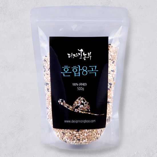 [정직한농부] 100%국내산 웰빙 혼합8곡 500gx2개
