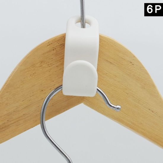 옷장정리 옷걸이 이중 후크 걸이 연결고리 옷가게[W37