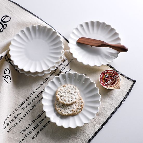 시라쿠스 네이처 프리즈 유광 앞접시 세트 6인치 4p