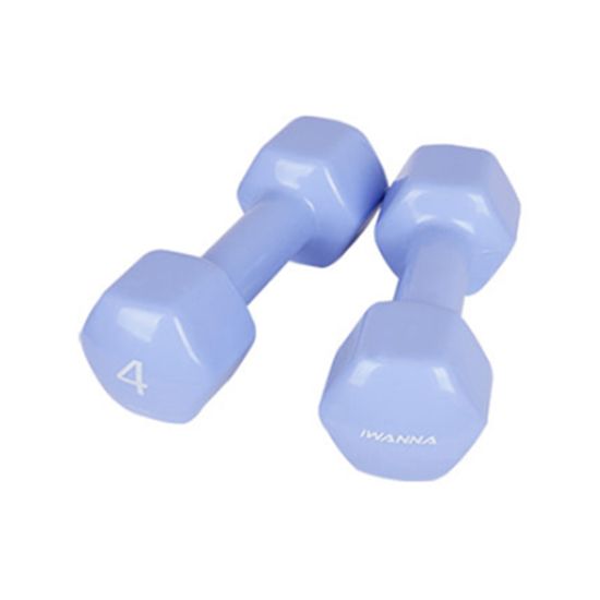 아이워너 뷰티 육각 덤벨 4kg 스위트라벤더 2ea