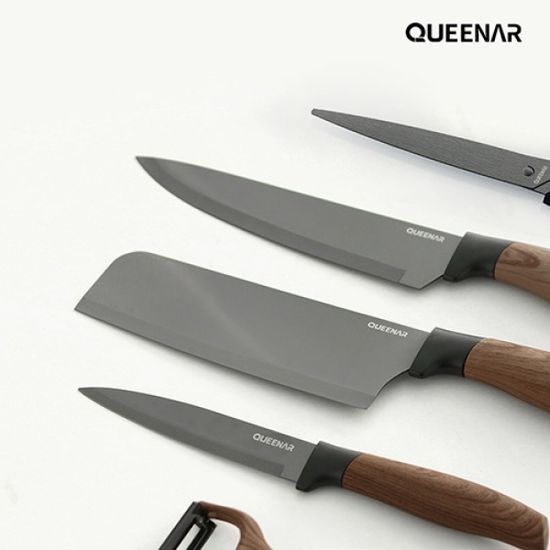 퀸나 딥 우드 5종 칼세트 QNKS-T600