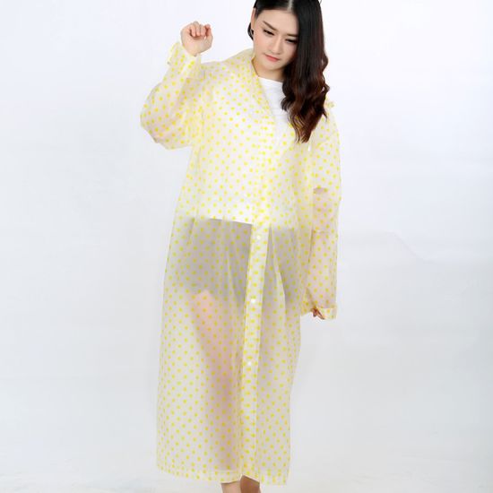 레이니 도트무늬 우비(옐로우)