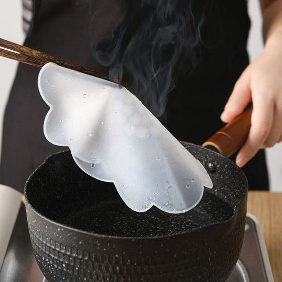 다용도 실리콘 랩 뚜껑 덮개 18cm 2p