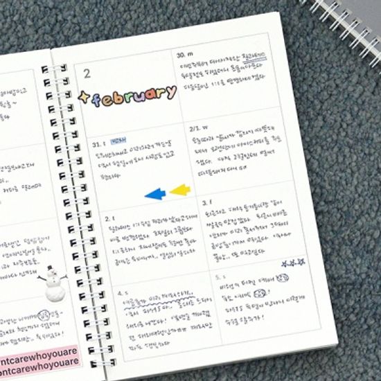 2023 기본 A5 스케줄러 (날짜형,위클리,25절) 플래너