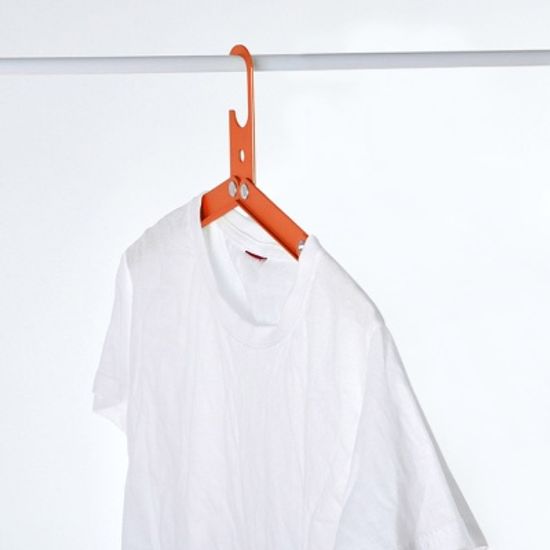 휴대용 2단 접이식 옷걸이(오렌지) 경량 폴딩옷걸이