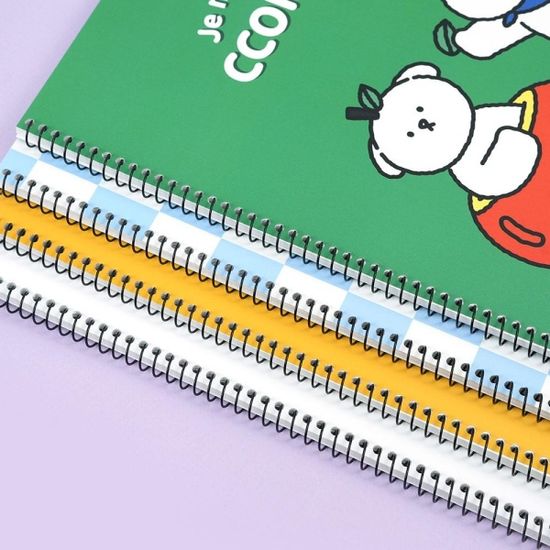 핑크풋 꼬망스테디원링노트