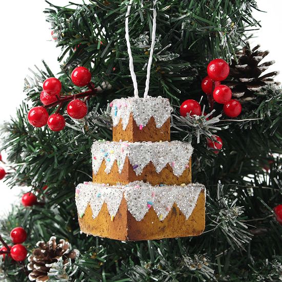 [도토로]쿠키마을 오너먼트 4p(3단케이크)