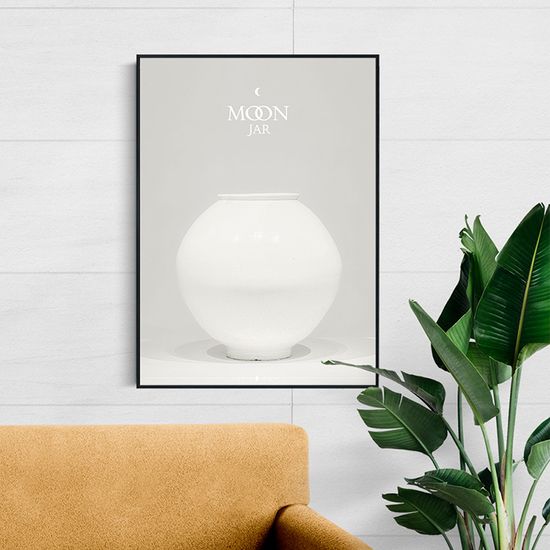 달항아리 그림액자 포스터 MOON JAR MJ06