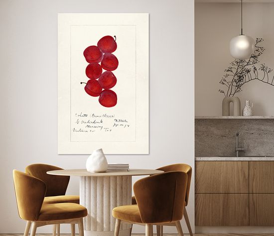 행운의 자두 과일 포스터 인테리어 그림 거실 액자