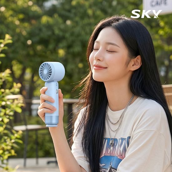 스카이 아이스 급속냉각 쿨링 휴대용 선풍기 W12