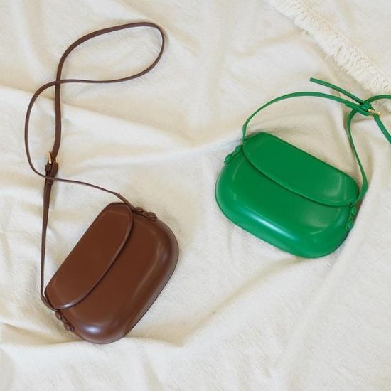 반달 미니 크로스백 학생 데일리 핸드폰 가방 숄더백