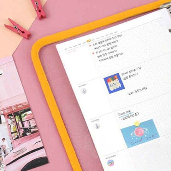 [A5] 6공 레트로 다이어리