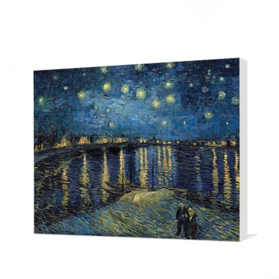 고흐 - 론강의 별이 빛나는 밤, 캔버스 액자