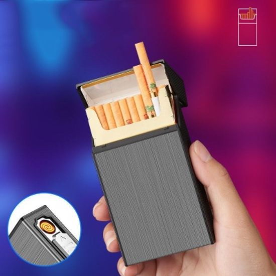 usb 라이터 일체형 담배 케이스 에세 20개피 파우치