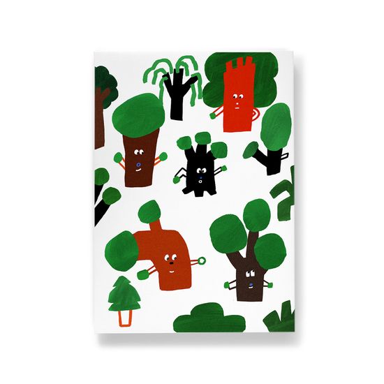 여름 초록 나무 (Art Print) / 일러스트 액자