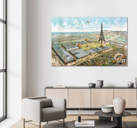 프랑스 파리 만국박람회 에펠탑 인테리어 그림 대형
