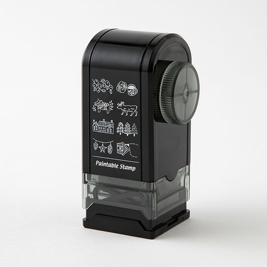 Paintable Rotating Stamp Dial - Nordic Motif