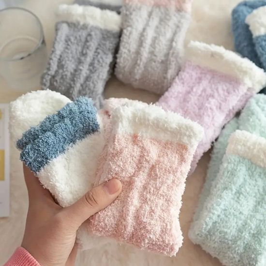 소프트 터치 여성용 수면 양말 1켤레