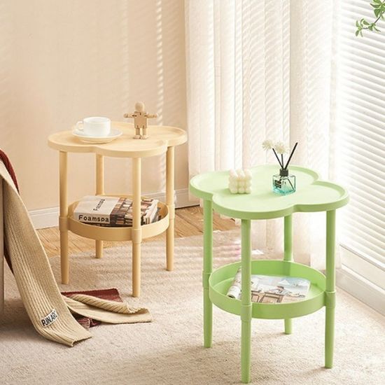 럭키 클로버 2단 조립선반 3color