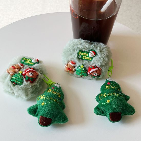 에어팟 4 3 2 1 세대 프로 크리스마스 키링 털 케이스