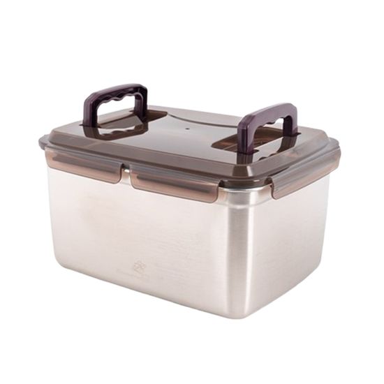실버스타 다므니 직사각 스텐 김치통 핸디5호 13L