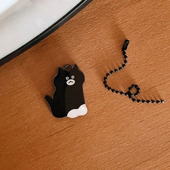 고양이 포즈 아크릴 키링