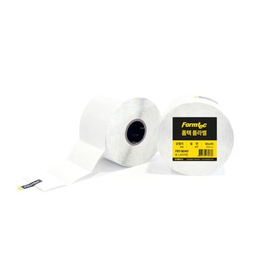폼텍 롤라벨 감열지 80x40mm / FRT-8040