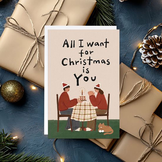크리스마스카드 ALL-I-WANT-FOR-CHRISTMAS