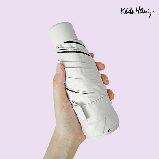 [파우치2개세트]키스해링 6K 미니퍼피ver2 5단양우산